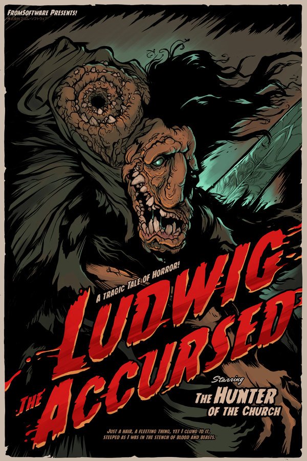 VideoArtGame's tweet image. The #FanArt of #Bloodborne 💉🎨

"Vintage Posters"

Artist: @crowsmack