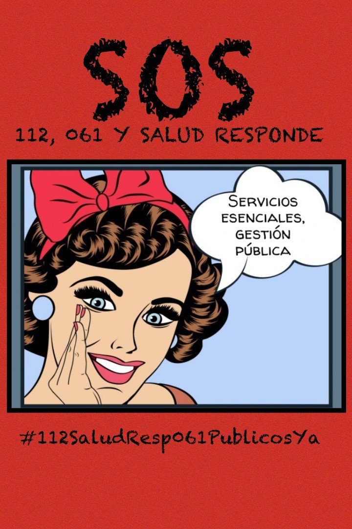 Basta de precariedad y engaños. No somos esclavos. Asuman sus competencias.

 #112SaludResp061PublicosYa 

<a href="/EmergenciasAnd/">EmergenciasAndalucía</a> <a href="/E112Andalucia/">EMA 112</a> <a href="/EmpleoJunta/">Consejería de Empleo, Empresa y Trabajo Autónomo</a> <a href="/CadizJunta/">Cádiz Junta</a> <a href="/AndaluciaJunta/">Junta de Andalucía</a> <a href="/JuntaGranada/">Junta Granada</a> <a href="/JusticiaJunta/">Consejería Justicia, Admón Local y Función Pública</a> <a href="/JuntaSevilla/">Junta Sevilla</a> <a href="/JaenJunta/">Junta Jaén</a> <a href="/JuntaCordoba/">Junta Córdoba</a>