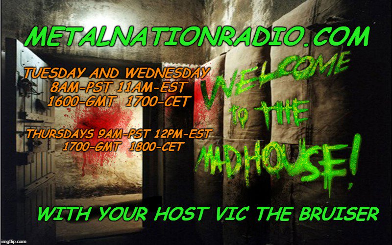 victhebruiser's tweet photo. TOMORROW'S SHOW IS LOADED!
#HeavyMetal #ThrashMetal #SpeedMetal #GuitarGods #Big4 #SLAYERtix #VicTheBruiser #MetalNationRadio #METALMADHOUSE https://t.co/RdOSZUcQ03
