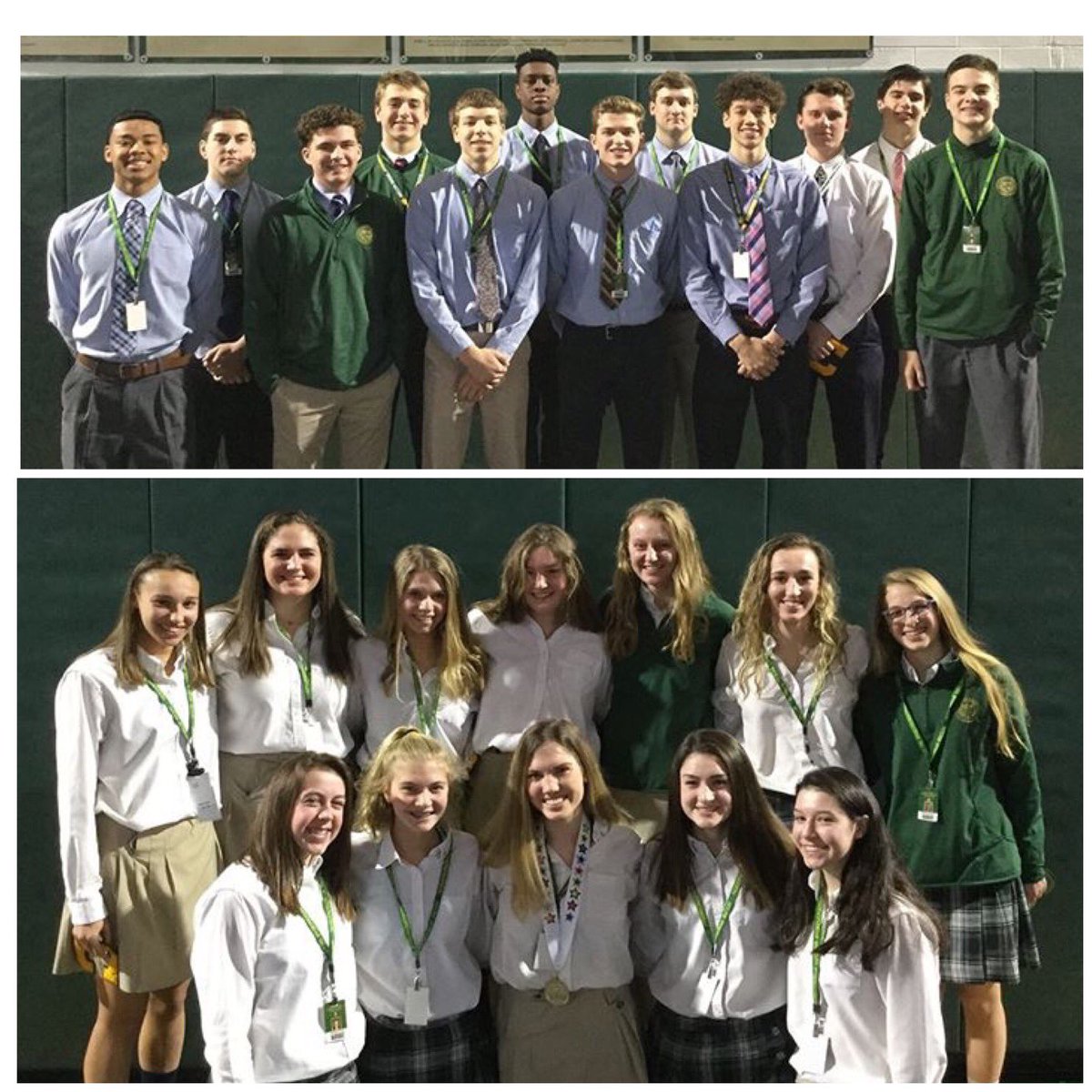 ACCHSVikings's tweet photo. #VikingProud of all our scholar athletes who received their varsity letters today at the Winter Sports Mass. #BoysSwim #GirlsSwim #Wrestling #BoysBasketball #GirlsBasketball #Cheerleading @ACCHS_Athletics https://t.co/4Kc75Slnr4
