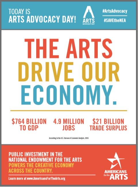 jesuismg's tweet photo. #ArtsAdvocacyDay #savethearts #artsmarketer https://t.co/B5ZvFM0EgO