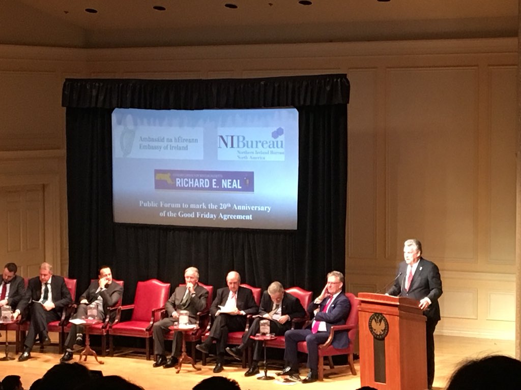 Huge turnout at the <a href="/librarycongress/">Library of Congress</a> to celebrate 20th Anniversary of the Belfast/Good Friday Agreement #AMBIT18