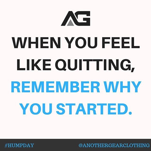 charkolstore's tweet photo. Reposting @anothergearclothing:
"When you feel like quitting, Remember why you started." Its only the second week into the year. keep https://t.co/1Bv8oZqPoP