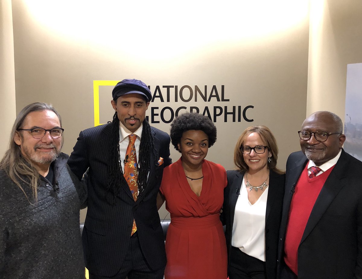 adriannaq's tweet photo. So proud to share the stage tonight with these giants of environmental justice @TaliaBuford @DrBobBullard Jon Waterhouse @NatGeo, &amp; Mustafa Ali @EJinaction to discuss the future of environmental justice in today's climate (no pun intended) #EJ #Blessed https://t.co/eRvkwYux4E