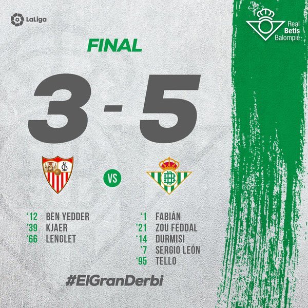Algo estaremos haciendo bien cuando el vecino se acuerda de ti al pasar la eliminatoria. Buenas noches a todos los Beticos La mejor afición del mundo  💚 💪🏼