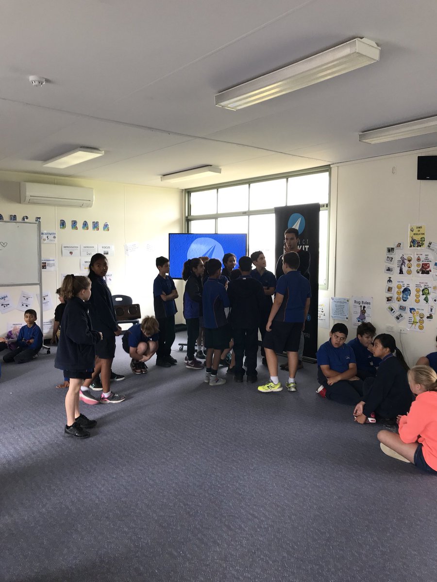 MrsBretag's tweet photo. Year 5 ‘s final session with @projectrockit. A lab rat experiment to look at the effects of bullying!! Are you going to be part of the problem or part of the solution????? @AitkenCreekPS https://t.co/Nf0JzziJYz