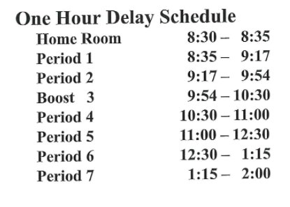 snej80's tweet photo. #kmsheroes See you tomorrow! It's an hour delay! Check the schedule here. It's DAY 1 - #kmspack @Principal_Homen @AP_Clifford @KMS_Guidance @KMS_ParentGroup https://t.co/z8ElEfa3M3