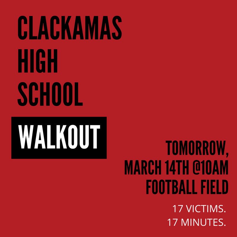 Clackamas High Walkouts tweet media