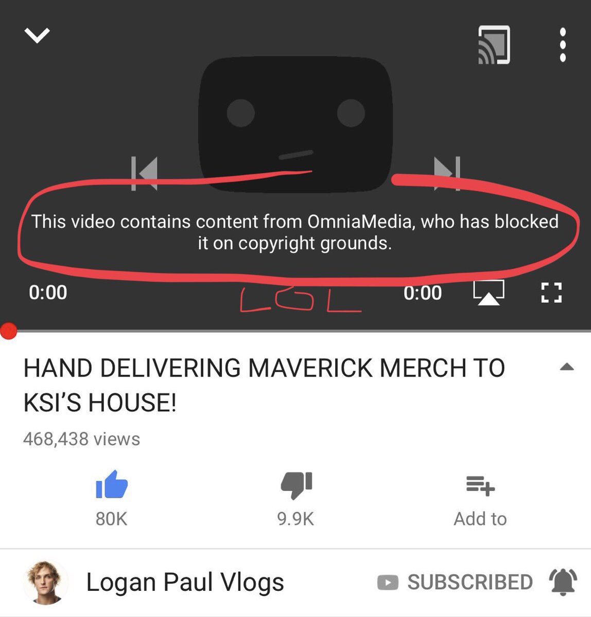 LoganPaul's tweet photo. ay don’t worry I re-uploaded @KSIOlajidebt &amp; @OmniaMediaCo I gotchu 😊 https://t.co/nnmmYIxOA8