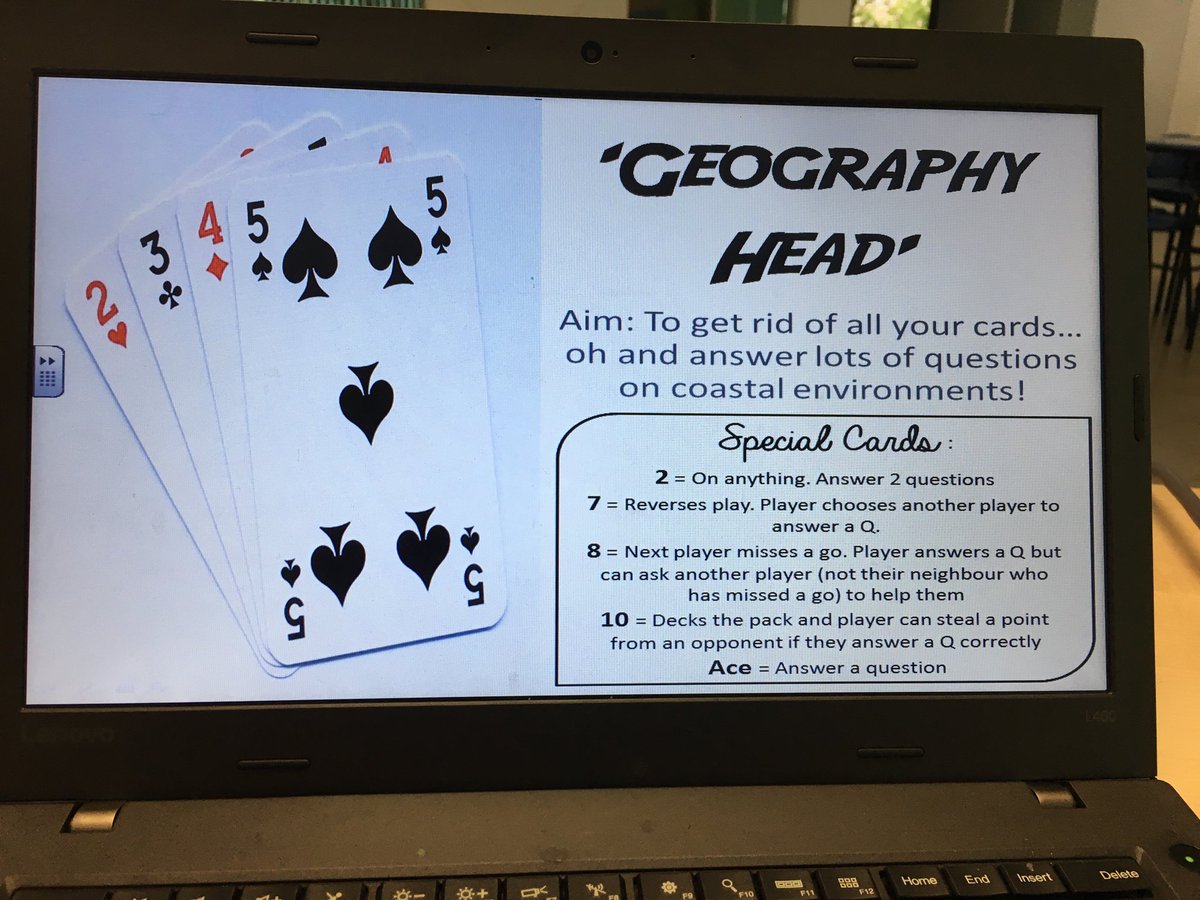 Callie_Essop's tweet photo. Making one of my fave card games into a revision game for my y13s! Hope they enjoy it! #revisioncanbefun #creativeteaching #geographyteacher https://t.co/nNcEfDNzpM