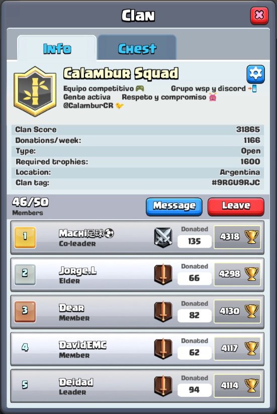 CalamburCR's tweet photo. Comenzamos este proyecto, aspirando a llegar a lo más alto en competitivo! Para unirte debes tener +3000 copas y buen nivel con reglas de torneo #GoCalambur https://t.co/UdFJfzXtd7
