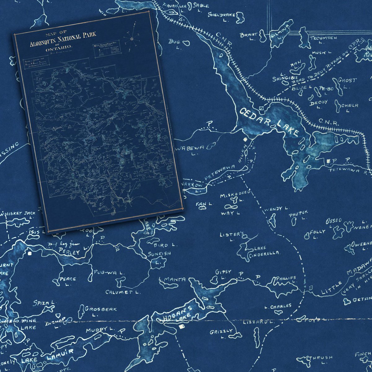 algonquinoutfit's tweet photo. @Canoe_Ideas @Some_Eventful @Algonquin_PP Like this one... Old #AlgonquinPark #Maps #WeGetOutside #MapClub https://t.co/FcySWI1JYp