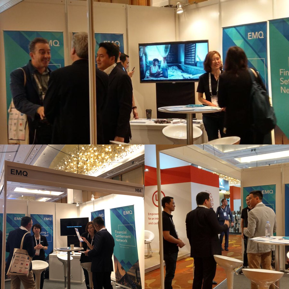 EMQInc's tweet photo. We are starting into the 2nd day at #M2020Asia. Visit us for a discussion on how our #financial #settlement #network can #accelerate your business growth and #capitalize on the opportunities across Asia's fastest economies. #powering #connectedasia @money2020 https://t.co/FV53SbkAj2