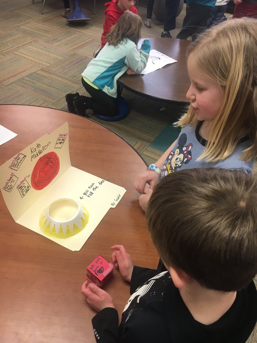 LindseyDanhoff's tweet image. These Ss weren’t given any parameters other than to show what they know about the person they studied. ❤️ the use of ‘making’ to culminate a unit! @KirstenRiggert #makercenteredlearning #itsworthit #innovatorsmindset #thinkdifferent #creativewotown #secondchat