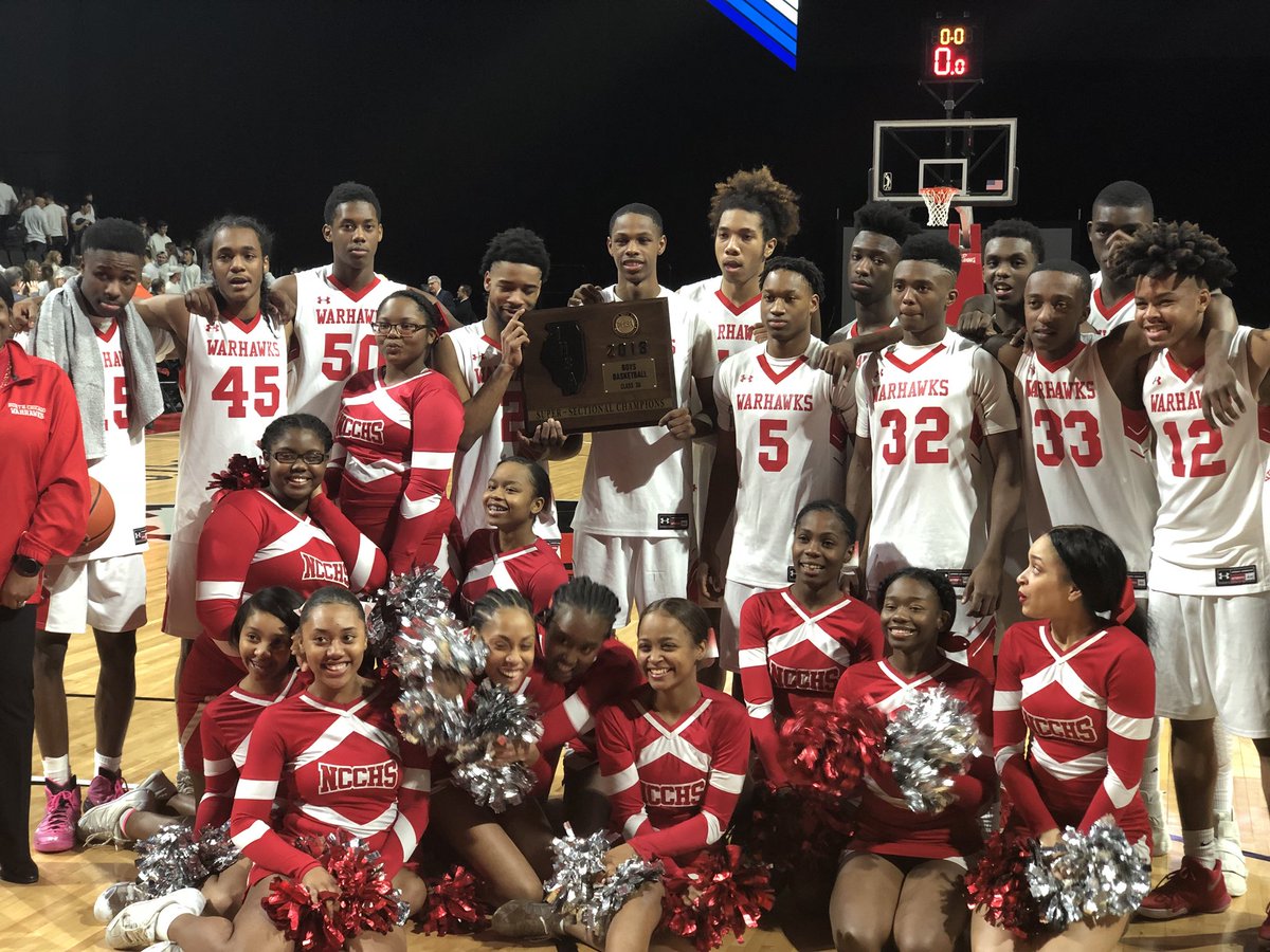 YesyMSanchez's tweet photo. Our @NCCHS_WARHAWKS Boys Basketball team is on 🔥🔥🔥Super Sectional Champs! Congratulations!! #statebound #IHSA @IHSAState @IHSA_IL #d187together #d187pride https://t.co/1xLWybH2sR