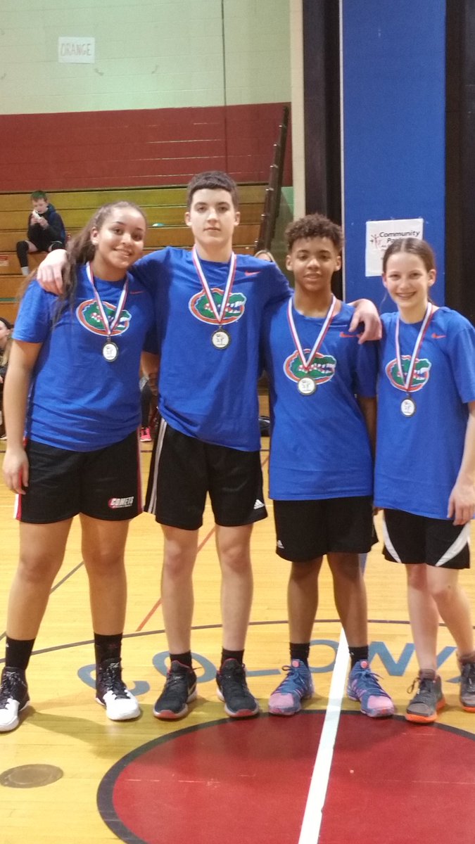 4 on 4 for a Cure Champs...Jordyn and Kate won it all 3 yrs at CMS