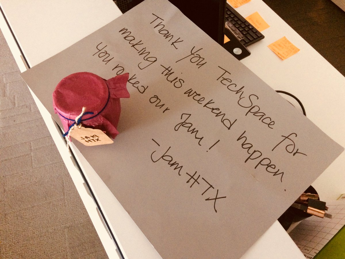 jamhtx's tweet photo. Special thanks to our sponsor @TechSpaceInc Houston, for making #JAMHTX possible. We look forward to seeing you again for #GOVHTX later this year. #servicedesign #DesignThinking #GSJam #houstonevents #spreadtheword #problemsolving https://t.co/DRw2QDYPem