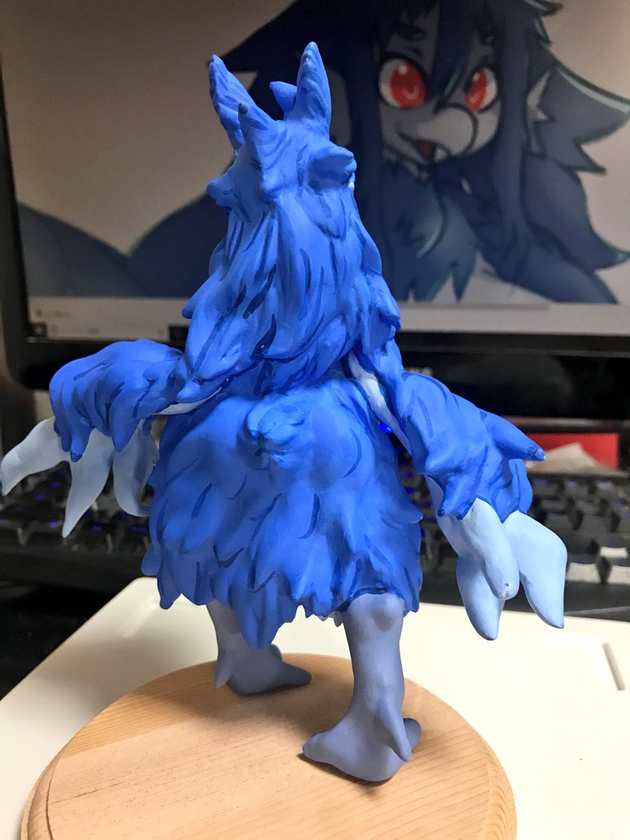 syonbori2096's tweet photo. コミッションで鳥おばちゃんフィギュアを作ってもらいました。
作成(@Po1822 )さん https://t.co/lc8hjSdiZZ