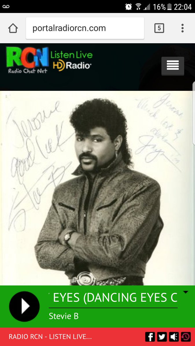 RCNradiochatnet's tweet image. NO AR o melhor programa de flashback da América Latina #ClubHitz 2h direto só com clássicos das décadas de 70,80,90 e começo de 2000 portalradiorcn.com tocando agora "IN MY EYES (DANCING EYES CLUB) (1989) #StevieB