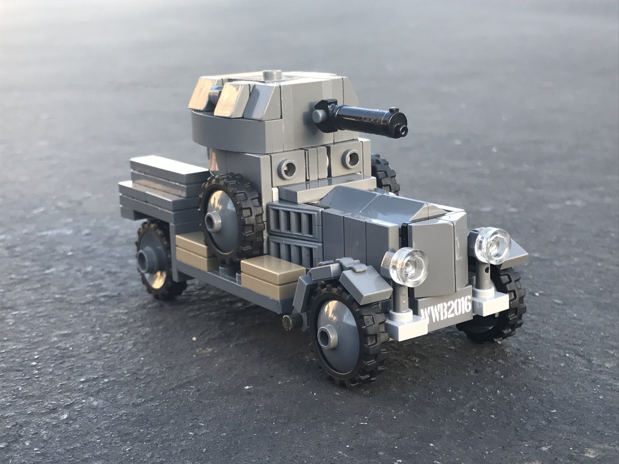 lego rolls royce armored car