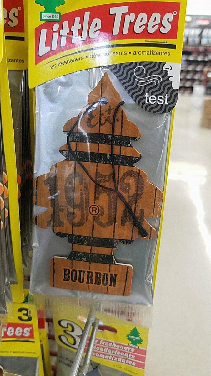 Nothing says “take me to jail” quite like a bourbon flavored car freshener.