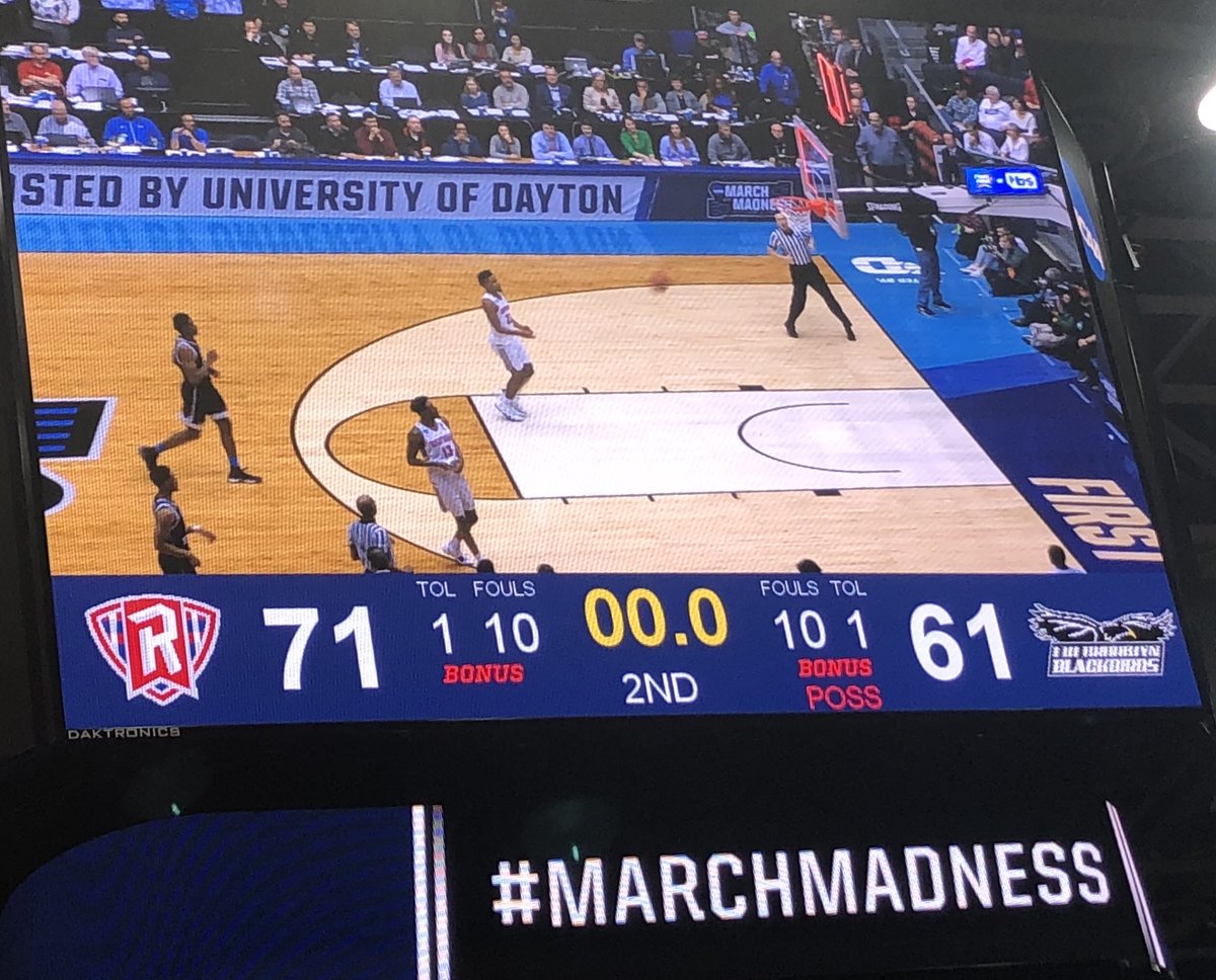 You can’t win them all if you don’t win the #FirstFour! History tonight for @RadfordMBB! #FirstMarchMadnessWin 
#WeStillDancing 🕺🏻💃🏻
#OwnYourColors 💯🏀🔥
#SeeYouinPittsburghThursday