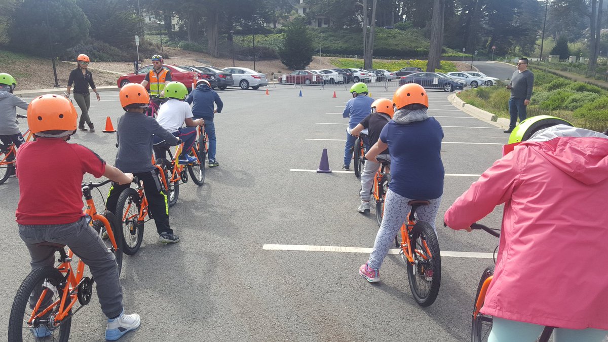 SFUSDPE's tweet photo. Bike Education being taught as part of physical education class for 2nd graders! #KeepSFmoving #DistrictWidePilot https://t.co/MJBUN6cFq7