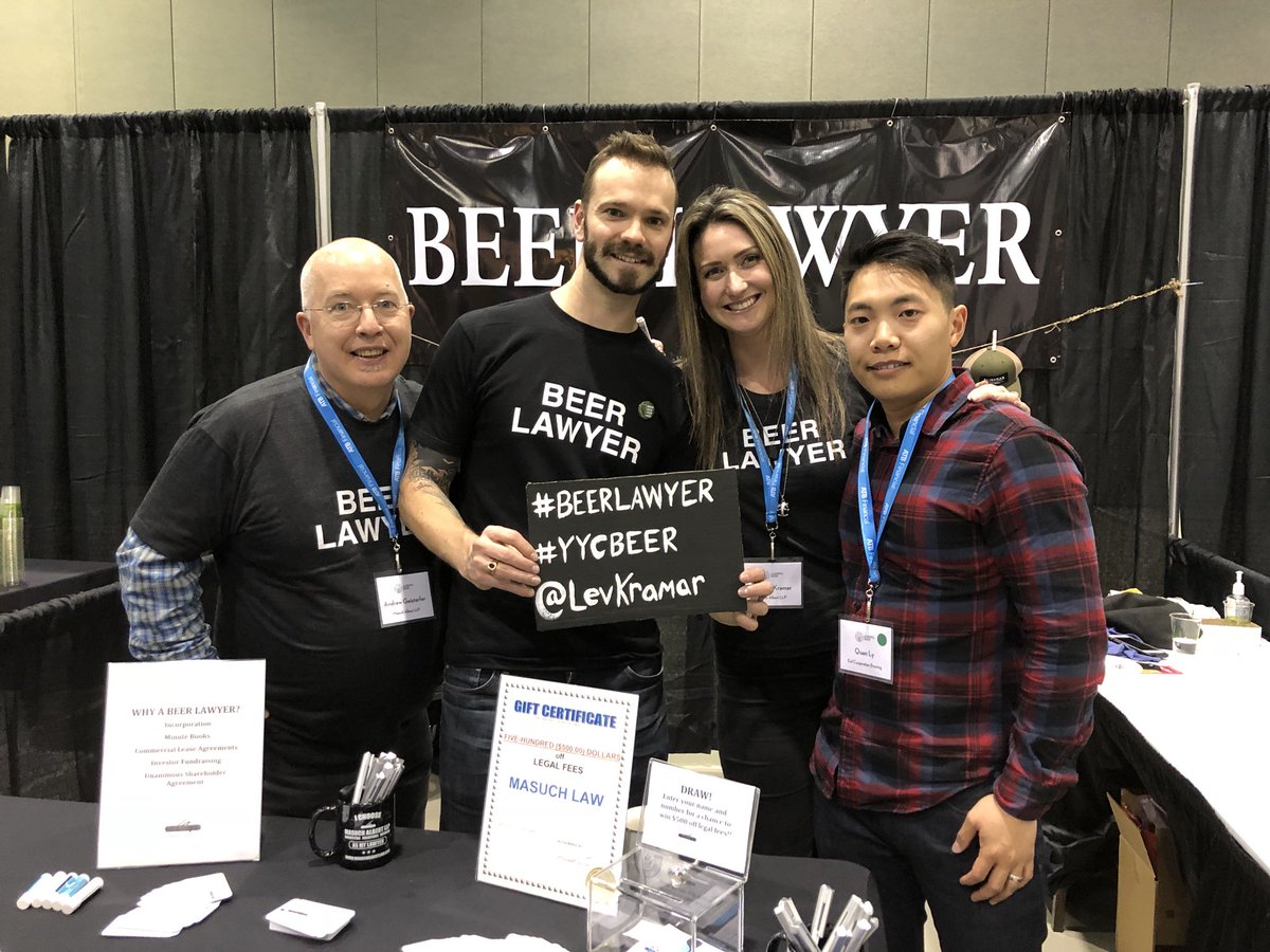 AntJackson's tweet photo. Good to see these guys at the ASBA festival. #beerlawyer, #yycbeer, @LevKramar https://t.co/NePDV2YGoS
