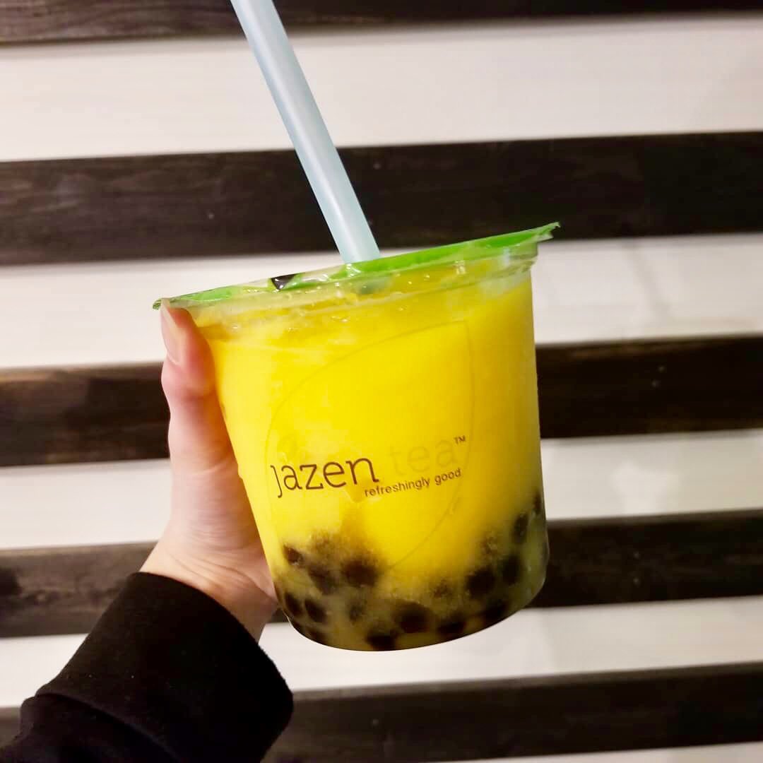 BubbleTeaSea's tweet photo. Repost: IG @ abbysviews 🤩
Pictured: Jazen Tea Redmond 
Tag @bubbleteaseattle for a chance to be featured
• Thirsty for boba! This is the mango freeze snow sip from @jazentea which was pretty good👌
•
#abbysviews #jazentea #bubbleteaseattle #seattle #seattlemet #seattlepulse https://t.co/p8LSk8XsfJ