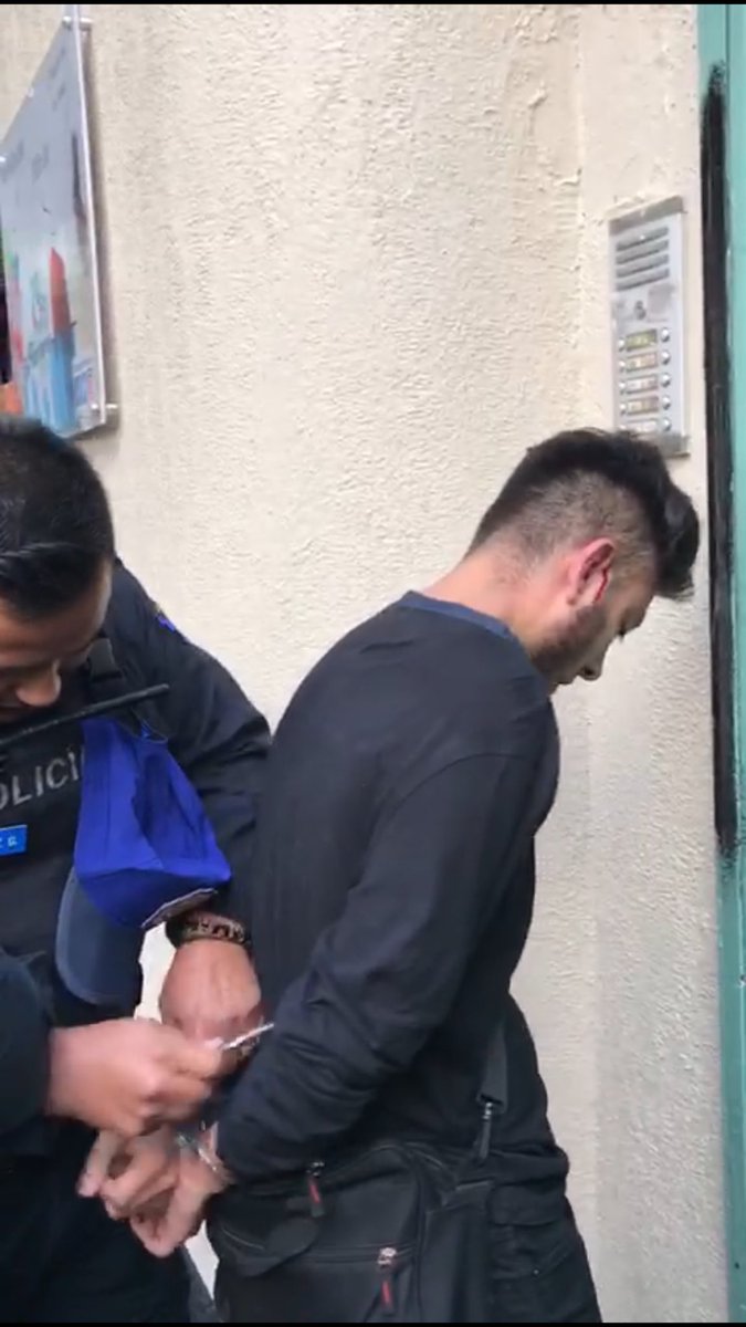 c4jimenez's tweet photo. Jesus Castillo, de 23 años, es el hombre detenido por agredir sexualmente a @fernandaostos en La Condesa. La @SSP_CDMX lo trasladó a la agencia de @PGJDF_CDMX en Zona Rosa https://t.co/y9aGmrSKw7