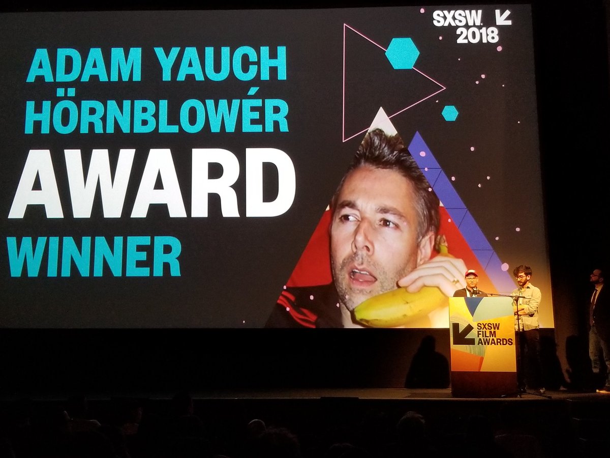 ElDreamFactory's tweet photo. Prospect wins the Adam Yauch Hornblower Award! YES! Congrats Zeek, Chris, Brice, and Team Prospect! #SXSW #seattlefilm https://t.co/RuZLOy7sxi