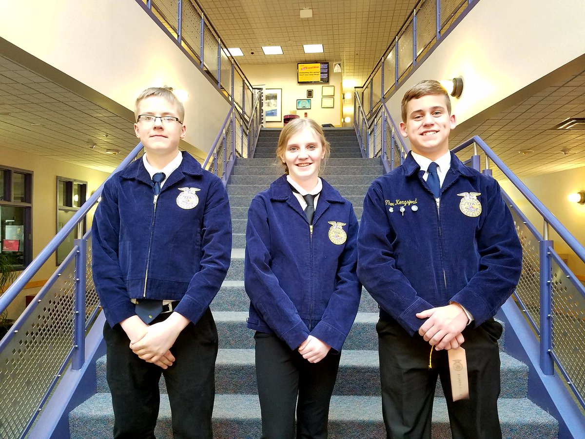 DR_AgEdFFA's tweet photo. Going to STATE! 
Small Animal Care Team 5th @ Regions 
Fish and Wildlife Team 4th @ Regions #WarriorWay317 https://t.co/Qky7QGhulo