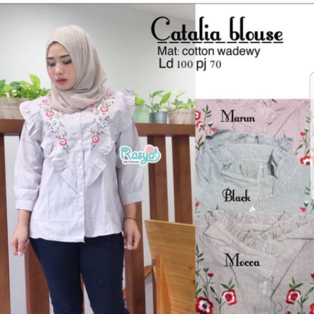 Saya menjual Catalia blouse seharga Rp65.000. Dapatkan produk ini hanya di Shopee! shopee.co.id/alkautsarshop/… #ShopeeID