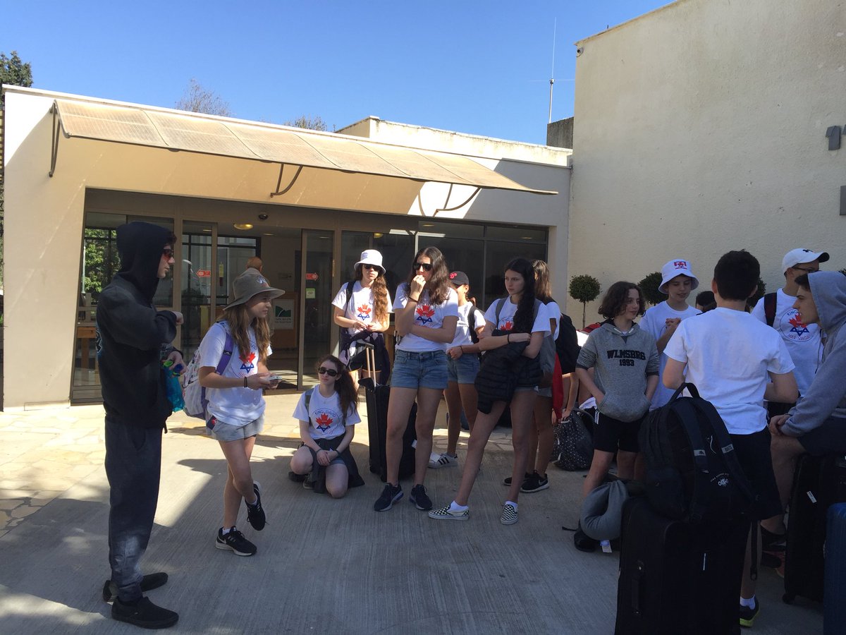 A moment of sharing quick facts before we head out for the day. KD is loving Israel!!