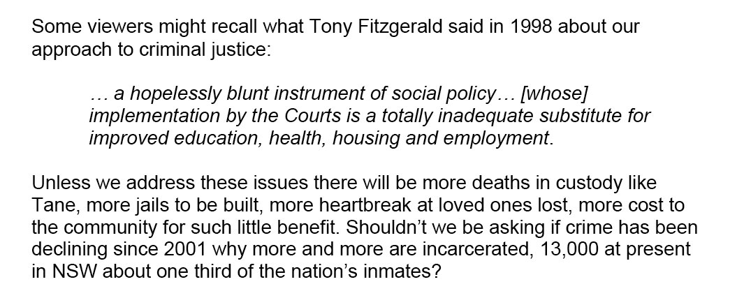 peterkemplawyer's tweet photo. 'Systemic racism' fueling skyrocketing rates of Indigenous imprisonment, says peak law body
https://t.co/iK9Ek8vsDX via @theage
As I wrote to 7.30 Report on the death of Tane Chatfield #JusticeForTane
@WgarNews @pauldutton1968 @ShoebridgeMLC @R3x68 @Prufrockery 
@BarnsGreg https://t.co/mOeqFjXaDL