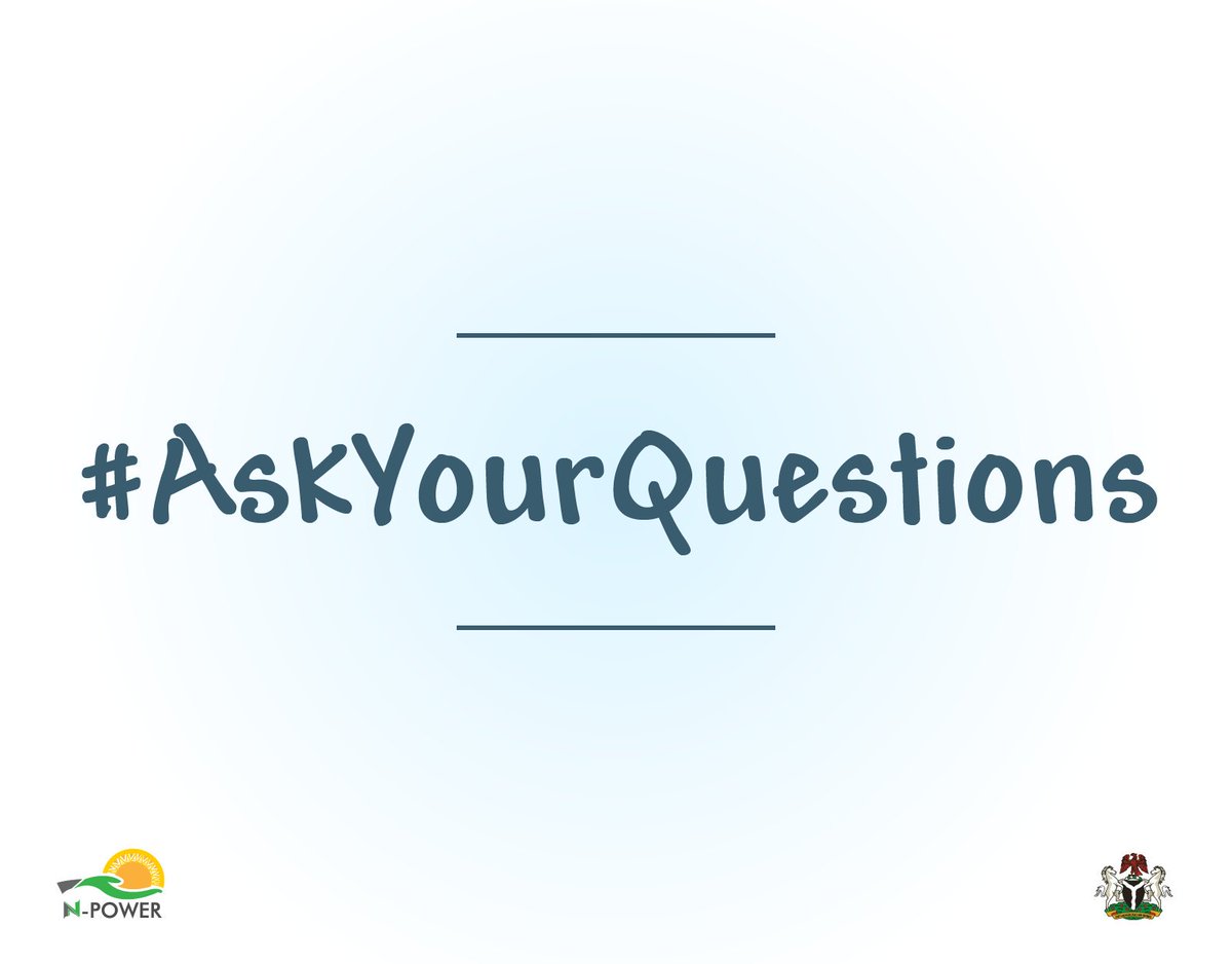 npower_ng's tweet photo. Dear N-Power Build trainees,

Are you settling in at your training centres? Experiencing issues or challenges, please ask your question here and we will address.

#NPowerNG https://t.co/YMLlJ2Zl1J