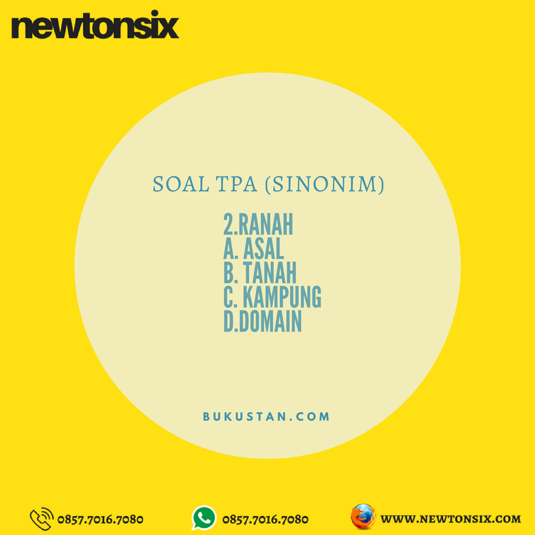 SOAL SINONIM.
.
yuk mari ikut jawab soal diatas , 
jangan mudah lelah untuk berlatih ya :)