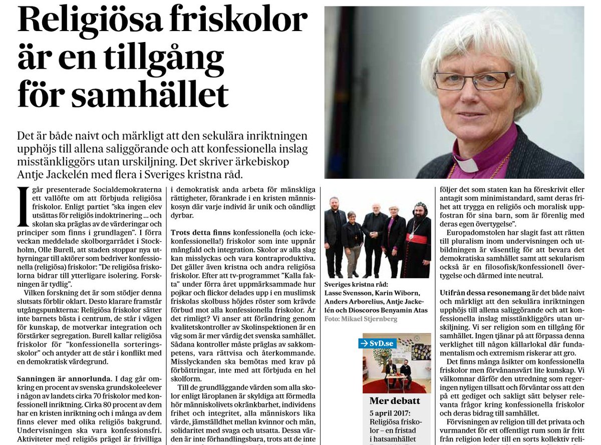 Sveriges kristna råd tweet media