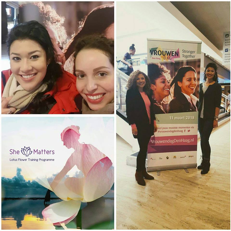 It’s day three of #LotusFlower! Let’s enjoy some reassuring flashbacks to hours before the Programme’s launch. <a href="/VrouwendagDH/">Vrouwendag Den Haag</a>: We shared our programming on guiding female newcomers towards social &amp; economic #inclusion. Learn more here: bit.ly/2FAssCo. #SheMatters 💗