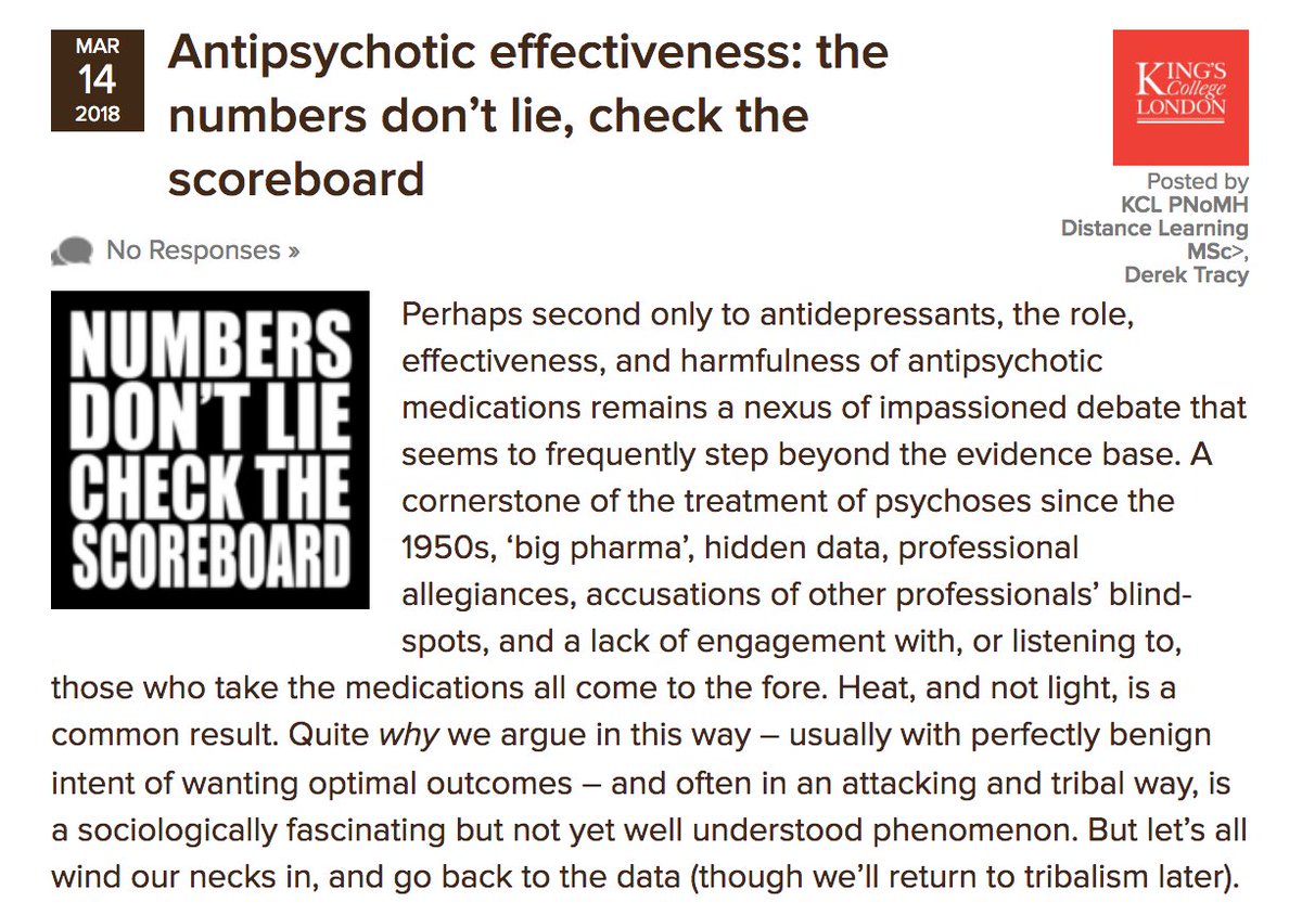 Mental_Elf's tweet photo. Today Students & Teachers from the @KingsCollegeLon #PNoMH MSc summarise a major new meta-analysis that brings together the last 60 years of placebo-controlled antipsychotic drug trials in acute schizophrenia.
@Derektracy1 @DrDawnAlbertson
https://t.co/bbMHByoA2G https://t.co/ms77kDd2fm