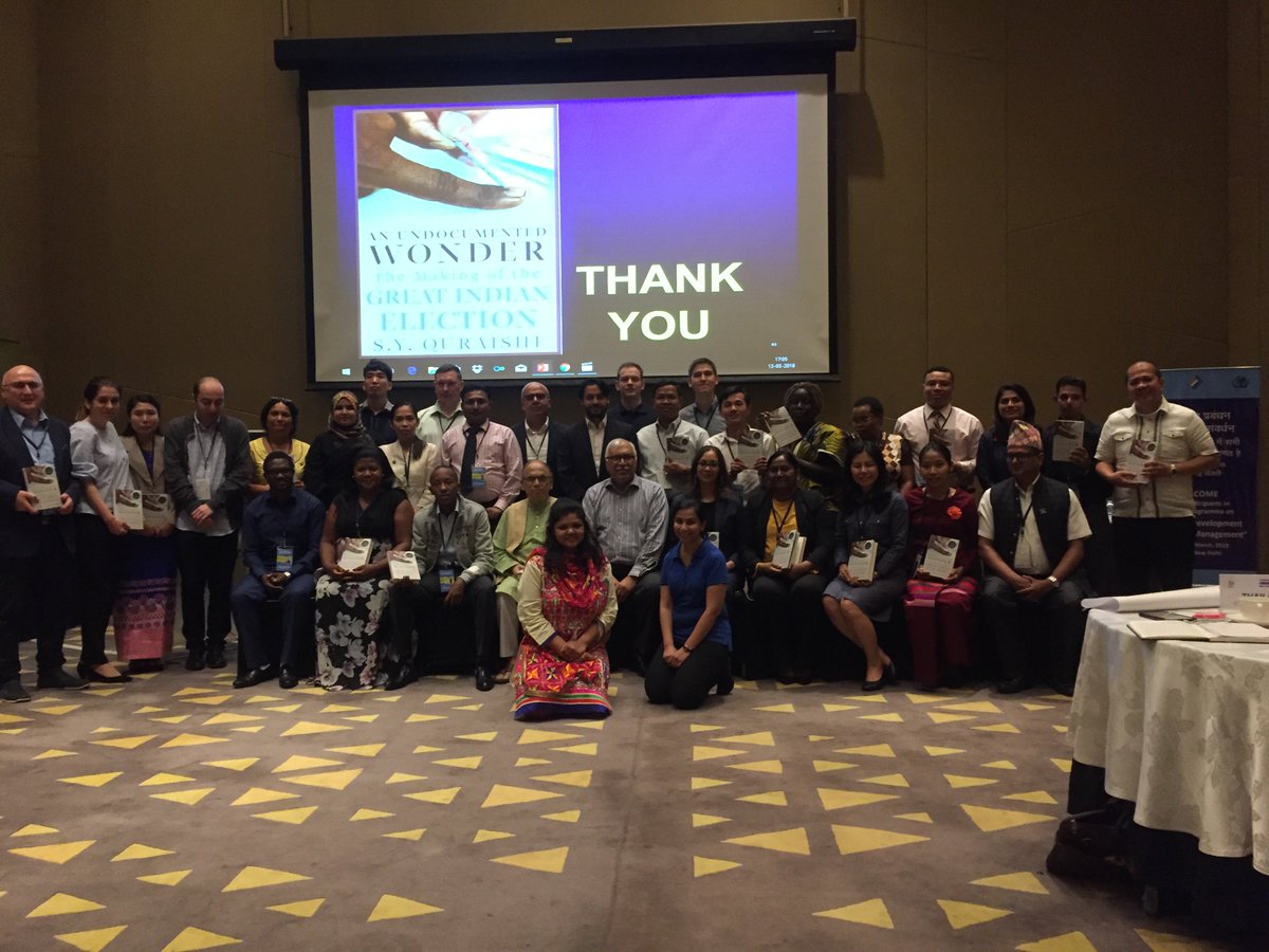 ECIIIIDEM's tweet photo. Day 09 concluded with an interesting session on ‘Electoral Reforms’ by Dr. S Y Quraishi, Former Chief Election Commissioner @ECIIIIDEM #ITEC6 https://t.co/kddVRXe0Y2