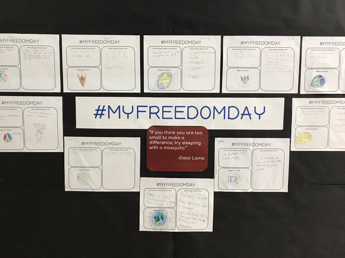 The beginnings of our bulletin board to help share what we know.  #MyFreedomDay #dschk