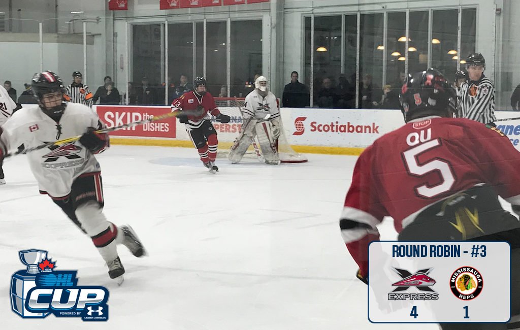 #OHLCup Round-Robin 3: Imperio, Byfield steer <a href="/2002_yse/">YSE 2002</a> past @GTHLreps 4-1.

RECAP &amp; STATS: bit.ly/2HzHzwr