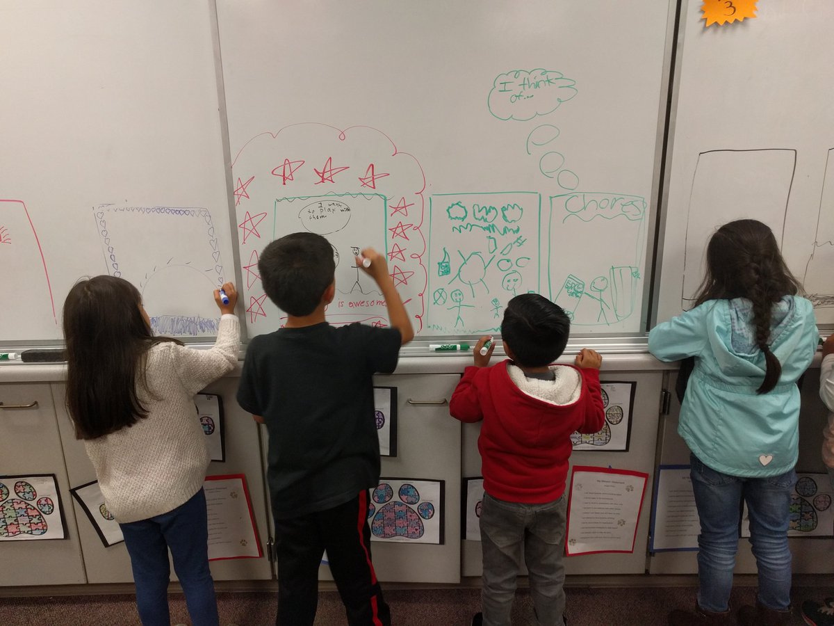 "Thinking is awesome!" Habit of the Mind Week 6: Metacognition. A glimpse at our FACE workshop run by our amazing SMUSD Social Workers <a href="/JMicahW/">Micah Williams</a>, @Samantha_D91 <a href="/ortizsocialwork/">Gloria Ortiz</a> put together by <a href="/SanMarcosUSD/">San Marcos USD</a> and <a href="/CSUSM/">Cal State San Marcos</a>. There is a workshop for each age level and parents! #SMUSDSSW