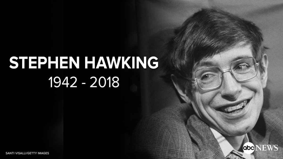 BREAKING: Professor Stephen Hawking has died at age 76, spokesperson for the family says. abcnews.com
