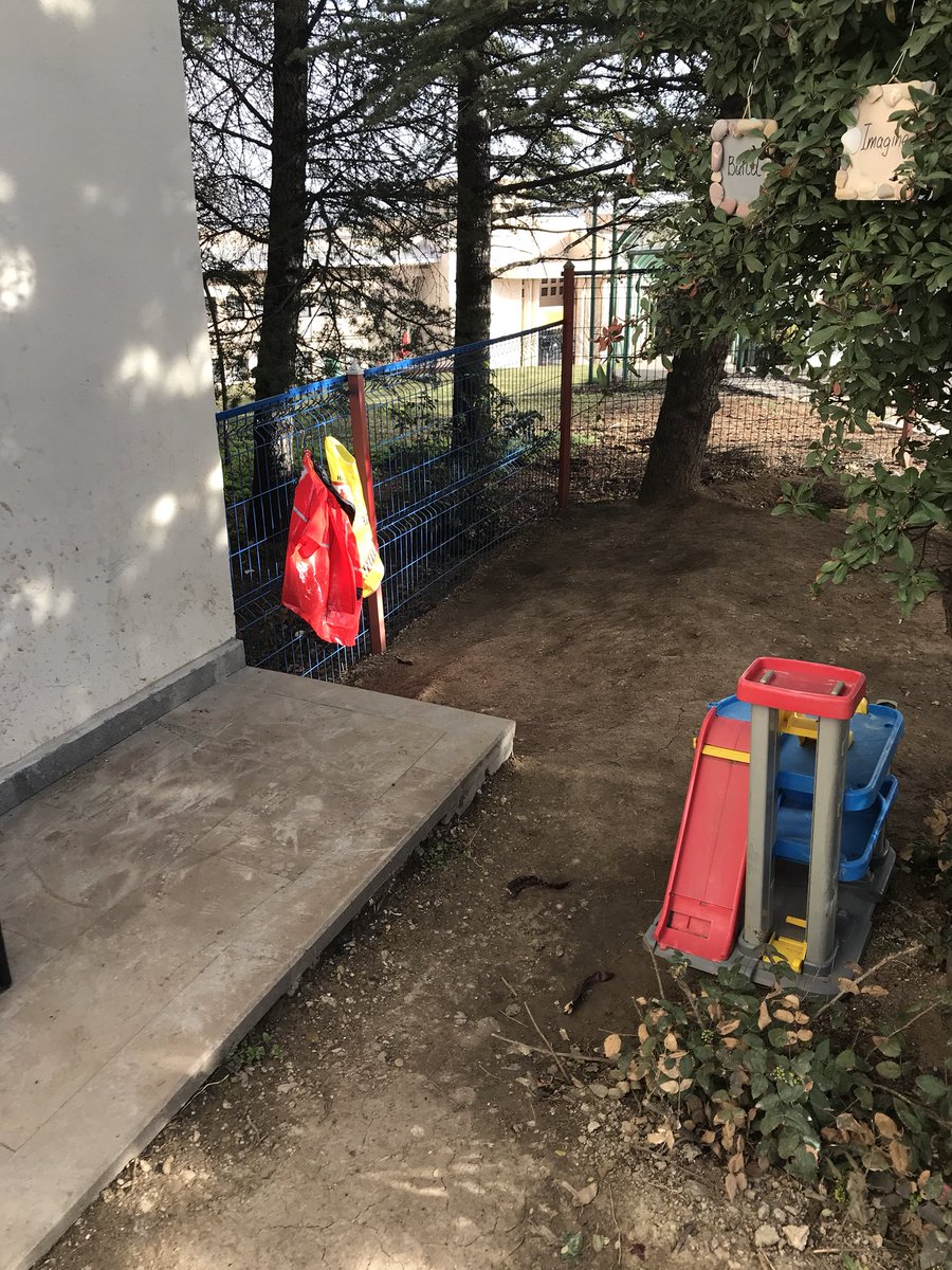 Ayplanet's tweet photo. A new place outside for our children. We are still collecting materials to enrich the spot and support problem solving, creativity, collaboration, communication, adopting the variety of roles. #imagineBuild #learningEnvironment https://t.co/iWVIq8tz9v