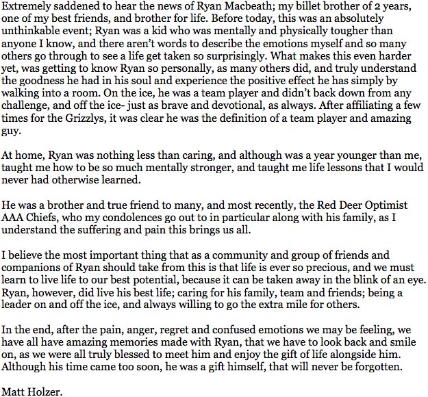 mattholzer4's tweet photo. @rmcbeath3 I love you brother ❤️ you meant the world to me. #RM https://t.co/spW8qZWyOR