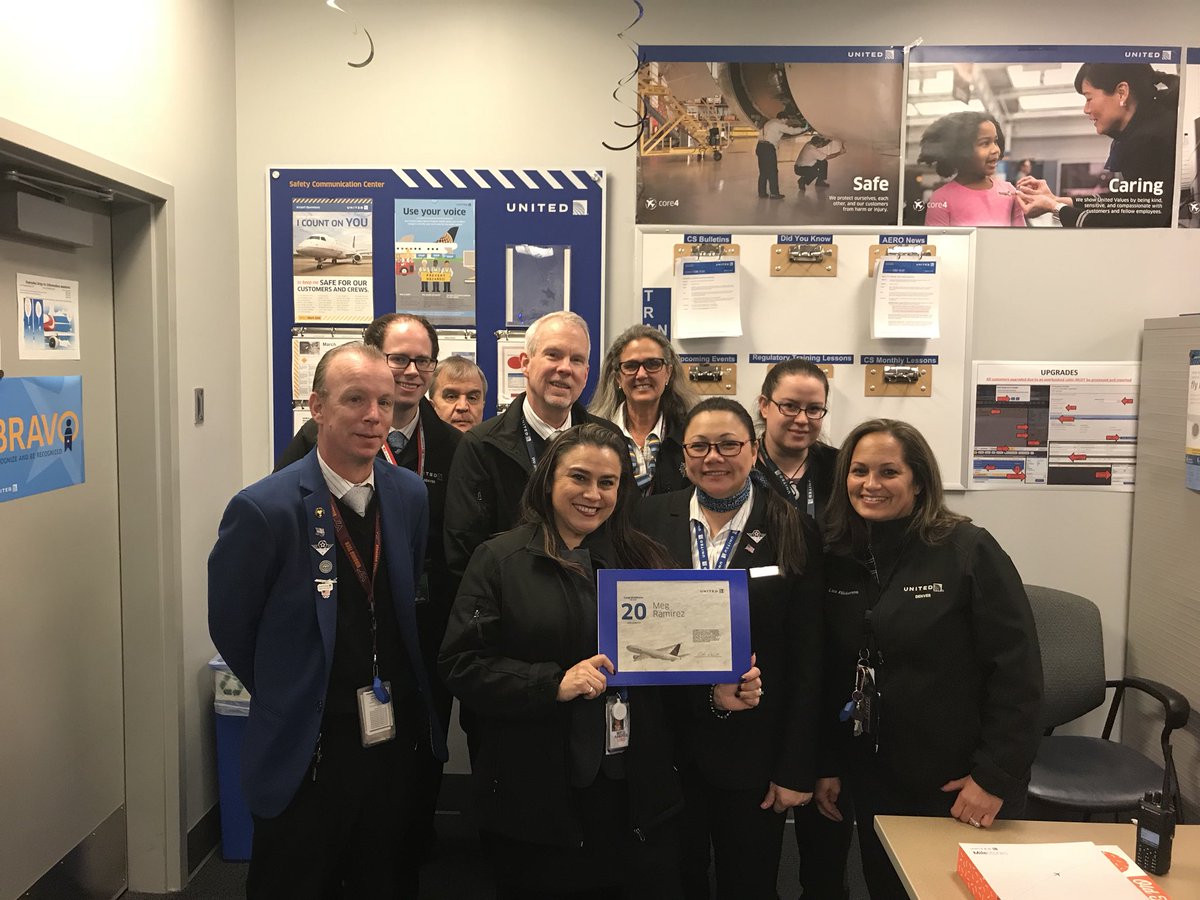 20 years and still getting better. Thank you Meg for all those years of service, here’s to many more.  #WeAreUnited  #UnitedinDEN  @Flyboy_Luke