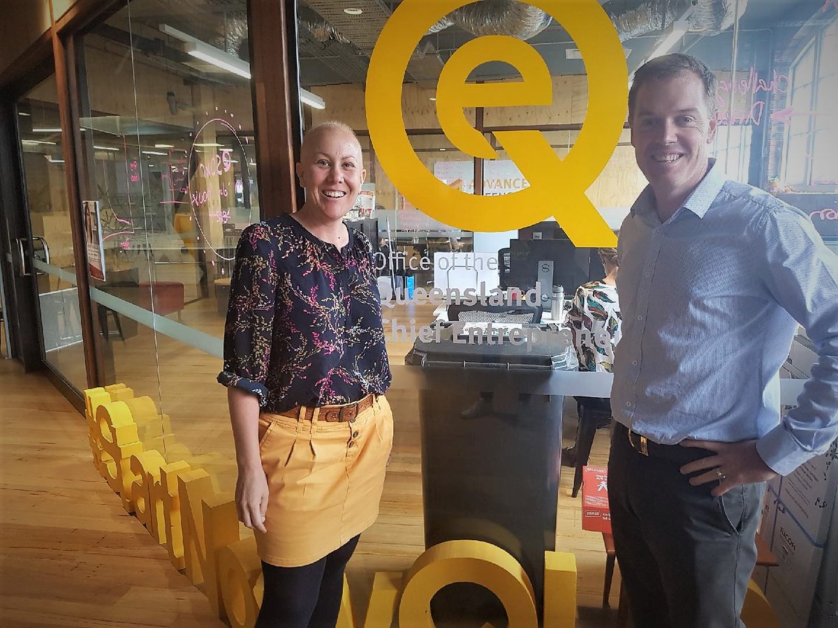 FoodLeadersAus's tweet image. Our GM Bruce and Regional Innovation Coordinator Julia popped down to Brisbane to visit the office of @QChiefEntrepren to chat regional ecosystems and discuss ideas for our upcoming 400M Ag Tech Investment Forum
#WatchThisSpace #StartupState  @AdvanceQld