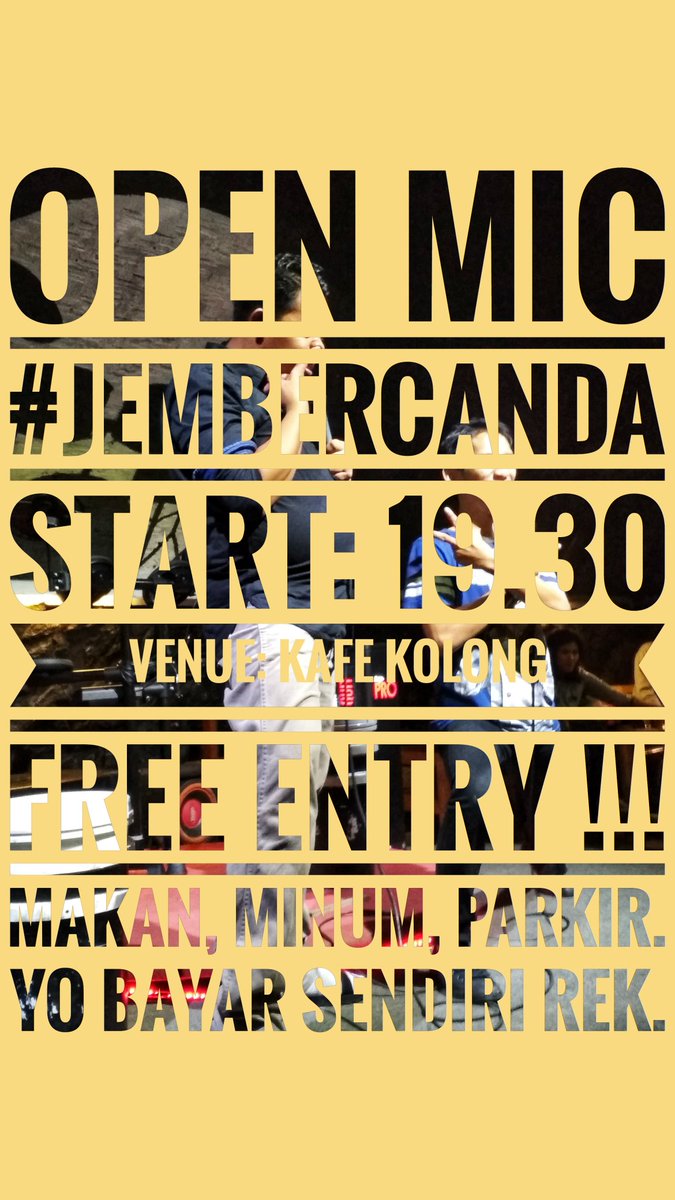 Yuk ramaikan malam ini gaes !!! 😱